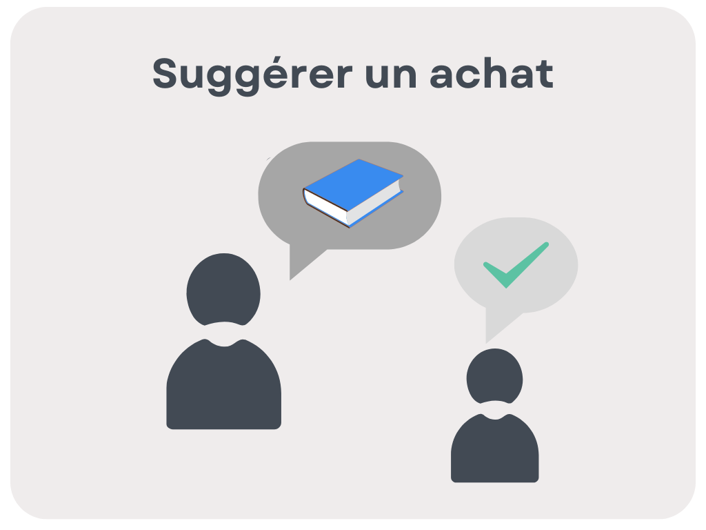 Suggérer un achat